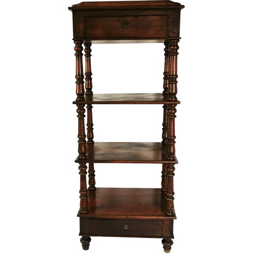 Scaffale eclettico vintage Regency, Inghilterra 1900