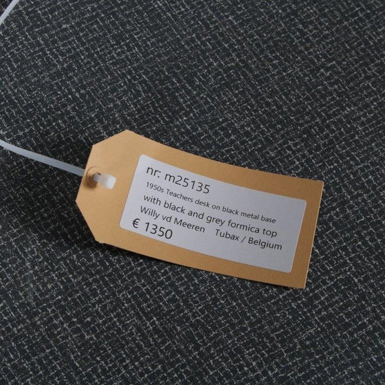 Image 1 of Willy van der Meeren Teacher's Desk for Tubax, Belgium 1950