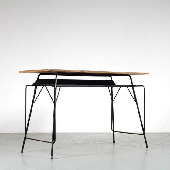 Image 1 of Willy van der Meeren Teacher's Desk for Tubax, Belgium 1950