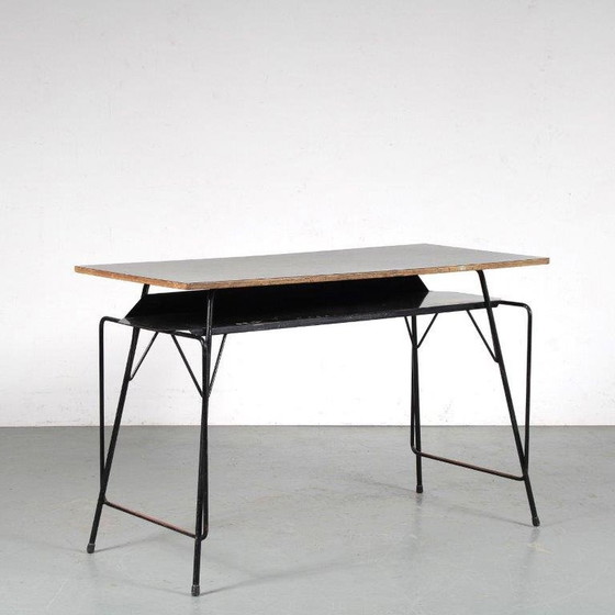 Image 1 of Willy van der Meeren Teacher's Desk for Tubax, Belgium 1950