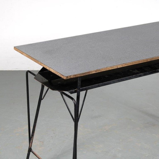 Image 1 of Willy van der Meeren Teacher's Desk for Tubax, Belgium 1950