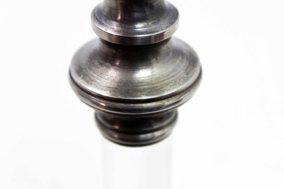 Image 1 of Candlestick in lucite and metal