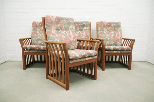Vintage Set X4 Armchairs By Schou Andersen