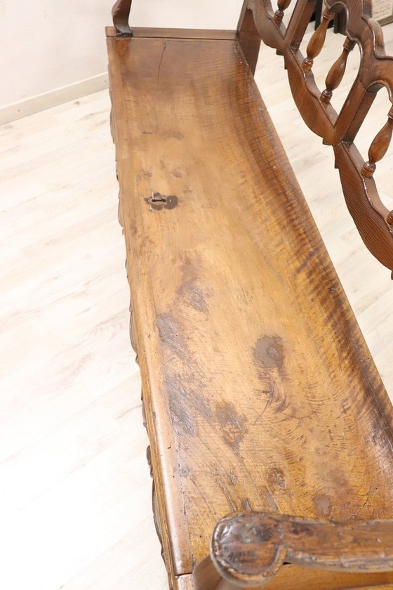 Image 1 of Wooden Antique Long Bench