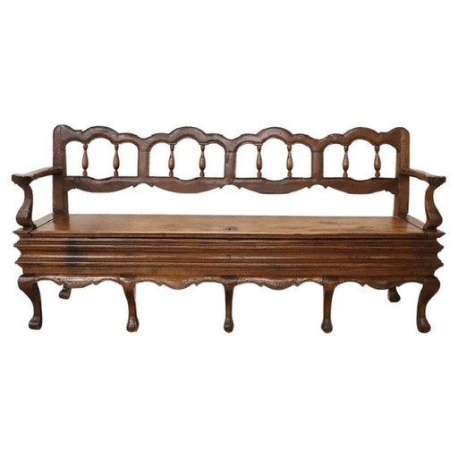 Wooden Antique Long Bench