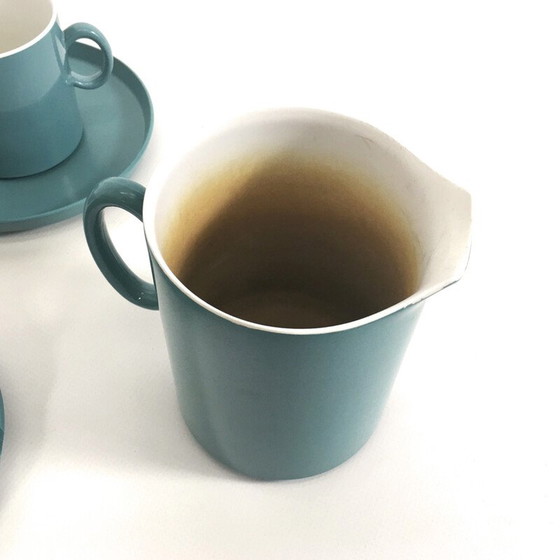 Image 1 of Servizio vintage in melamina blu, 1960-1970