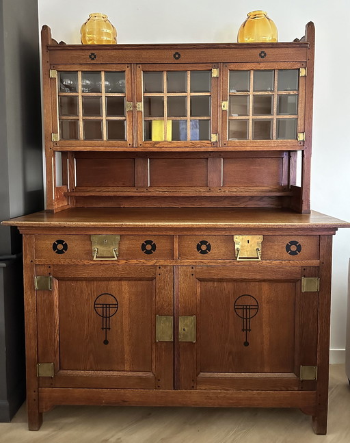 Buffet cabinet Arts & Crafts - Pander & Sons 1907