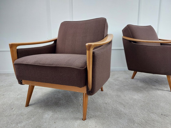 Image 1 of Pair of Armchairs 50s/60s style