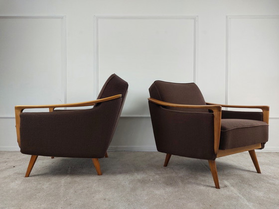 Image 1 of Pair of Armchairs 50s/60s style