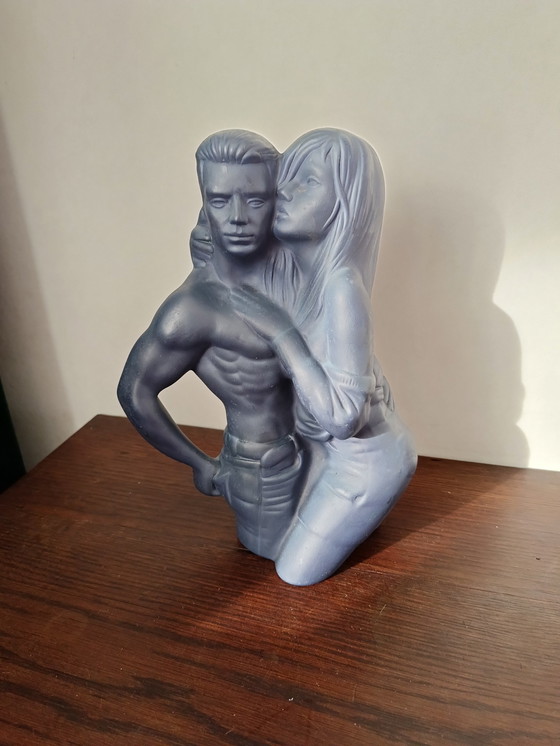 Image 1 of Vintage sculpture couple ceramics