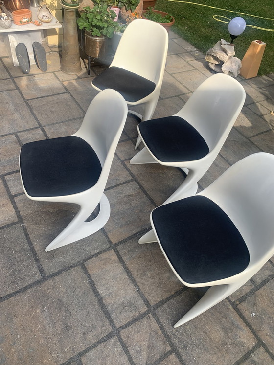 Image 1 of 4x Casala Casalino Alexander Begge chairs