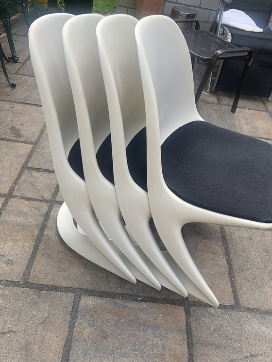 Image 1 of 4x Casala Casalino Alexander Begge chairs