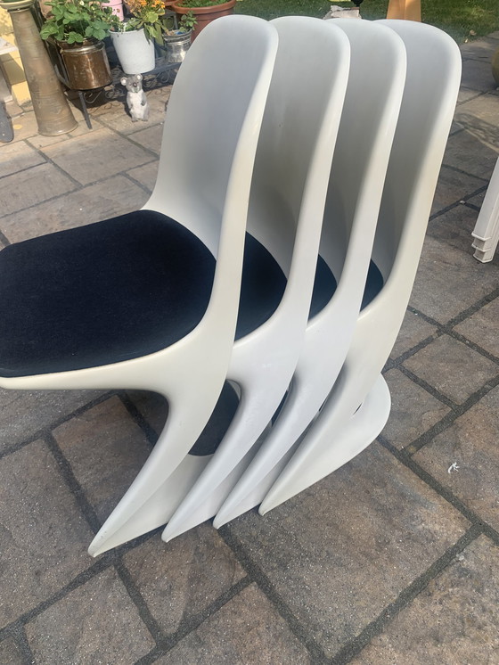 Image 1 of 4x Casala Casalino Alexander Begge chairs