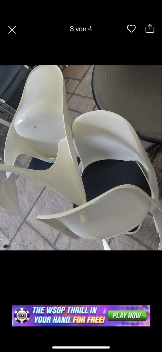 Image 1 of 4x Casala Casalino Alexander Begge chairs