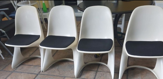 Image 1 of 4x Casala Casalino Alexander Begge chairs