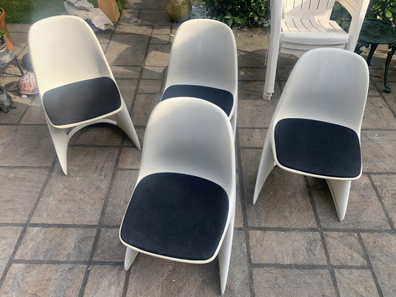 Image 1 of 4x Casala Casalino Alexander Begge chairs