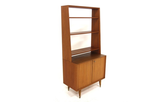  Scandinavian Teak Bookcase, Sweden, 1960