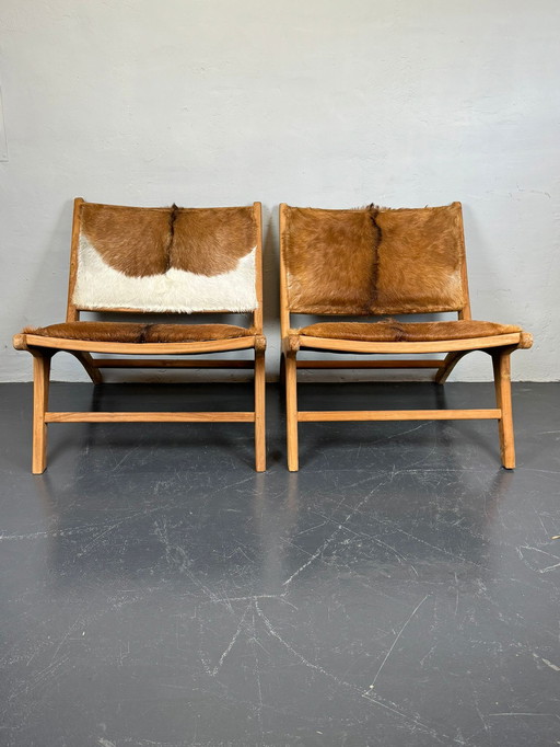 2x Vintaje Hunting Lounge Chair