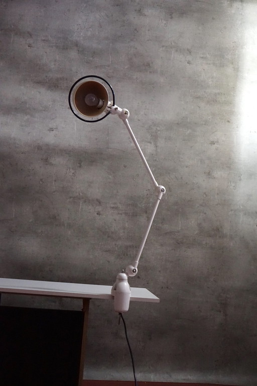 Industrial clamp lamp from Jielde, 1960s