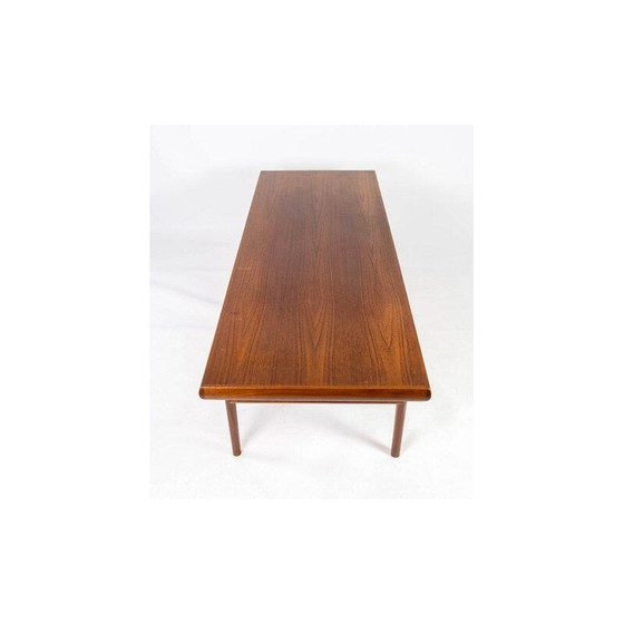Image 1 of Tavolino da caffè vintage con ripiano in teak, Danimarca 1960