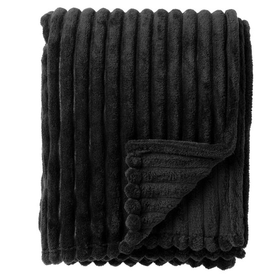 Image 1 of Dutch Deco Fleece Plaid Ricky Black