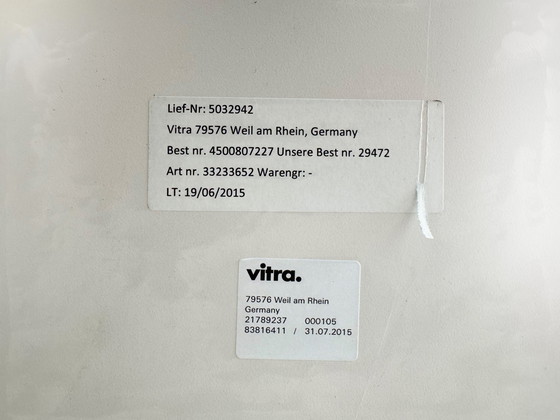 Image 1 of 8X Vitra Desk Ad Hoc Antonio Citterio On Castors Soft Light