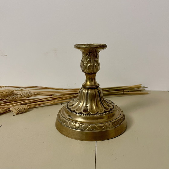 Image 1 of Large Brass Candlestick