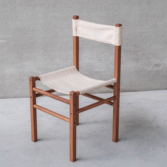 Image 1 of Set of 14 Italian vintage dining chairs, 1970s