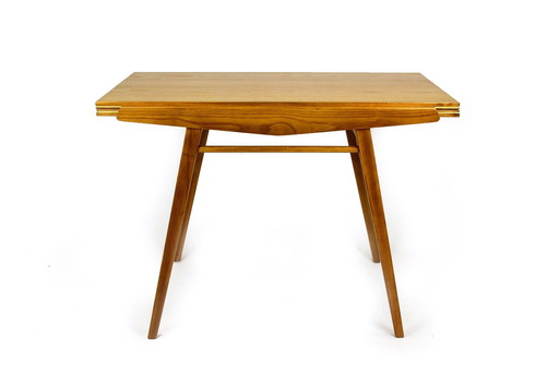 Restored Ash Veneered Extendable Dining Table, 1960S