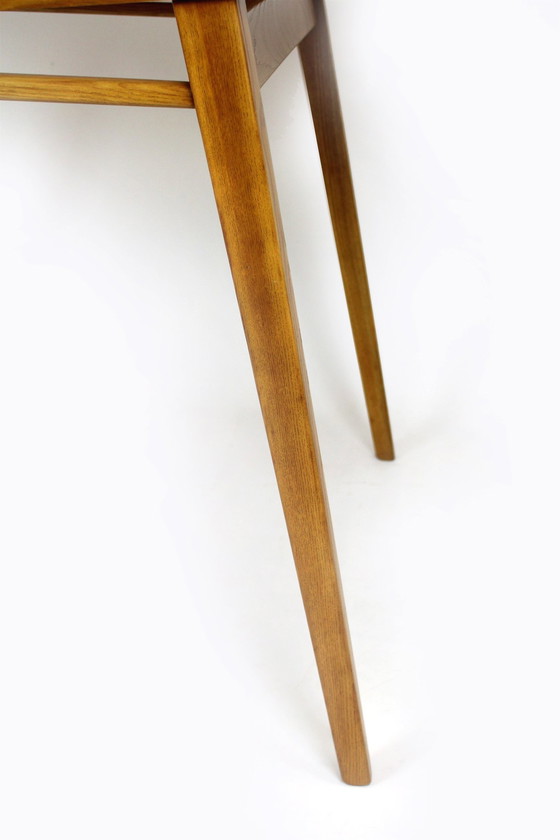 Image 1 of Restored Ash Veneered Extendable Dining Table, 1960S