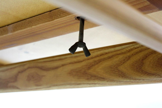 Image 1 of Restored Ash Veneered Extendable Dining Table, 1960S