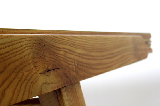 Image 1 of Restored Ash Veneered Extendable Dining Table, 1960S