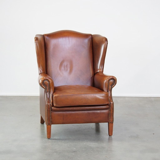 Ear Armchair Made Of Beef Leather