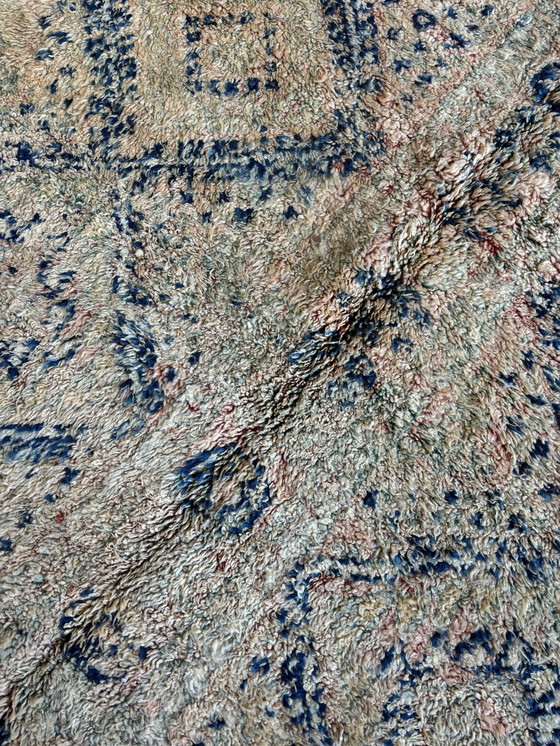 Image 1 of Large Moroccan Vintage Boujad Rug 