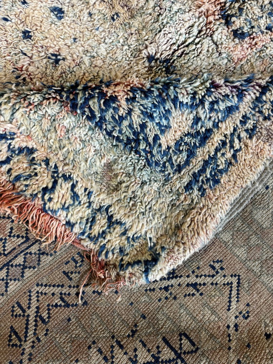 Image 1 of Large Moroccan Vintage Boujad Rug 