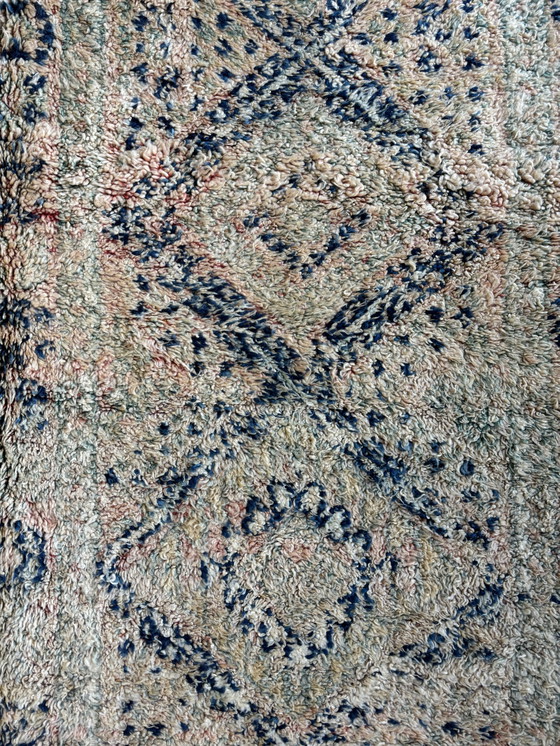 Image 1 of Large Moroccan Vintage Boujad Rug 