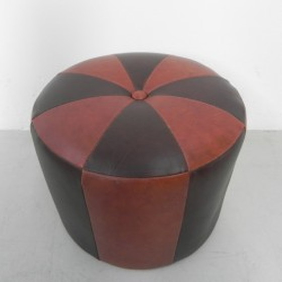 Image 1 of Pouf vintage rond
