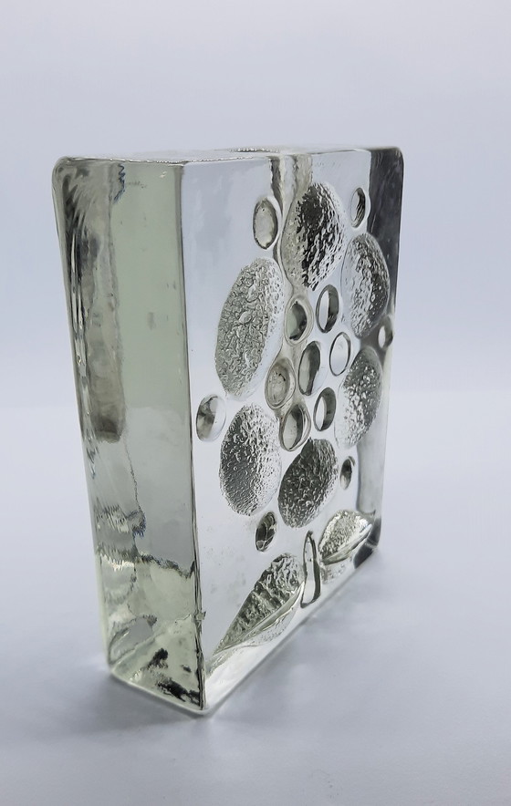 Image 1 of Crystal Solifleur Vase Walther Glass Design Heiner Duesterhaus