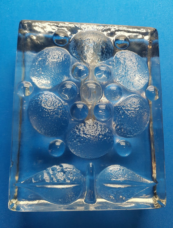 Image 1 of Crystal Solifleur Vase Walther Glass Design Heiner Duesterhaus