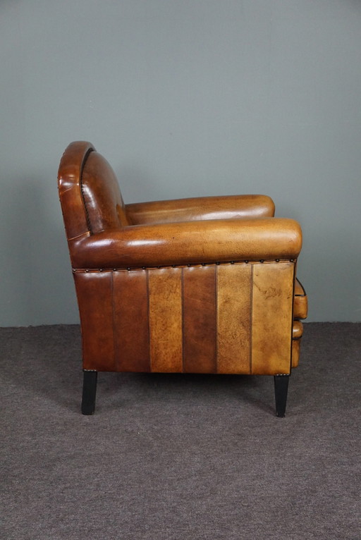 Sheep leather armchair