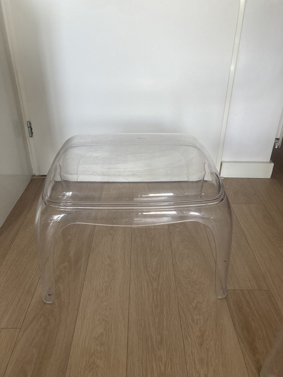 Image 1 of 2x chaise transparente Pedrali + table d'appoint / ottoman