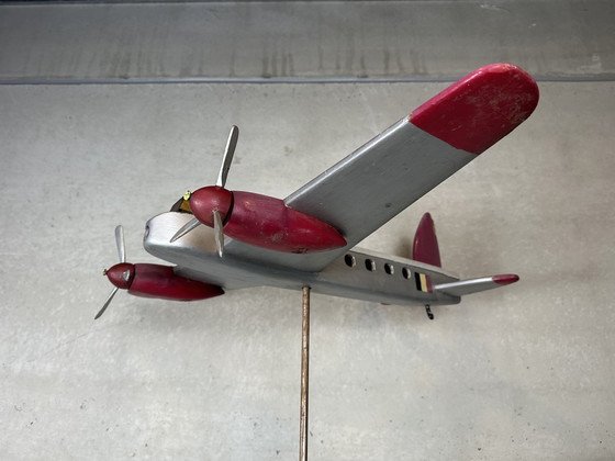 Image 1 of Aeroplano giocattolo XL vintage - Legno