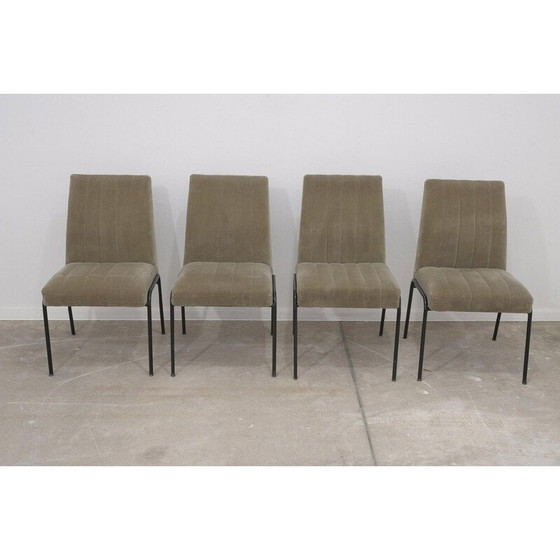 Image 1 of Set di 4 sedie da pranzo vintage in metallo, 1960