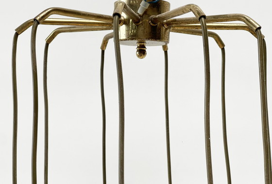 Image 1 of High ceiling brass chandelier