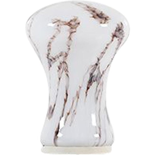 Vintage Opaline mushroom table lamp by Ivan Jakes for Osvetlovcici Sklo, 1970s 