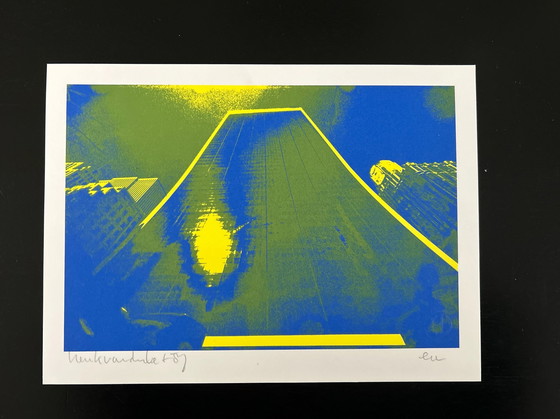 Image 1 of Screenprint Henk Van Der Vet - New York