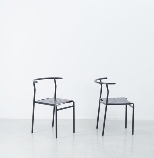 6x Baleri Italian Cafe Chairs by Philippe Starck refurbishment