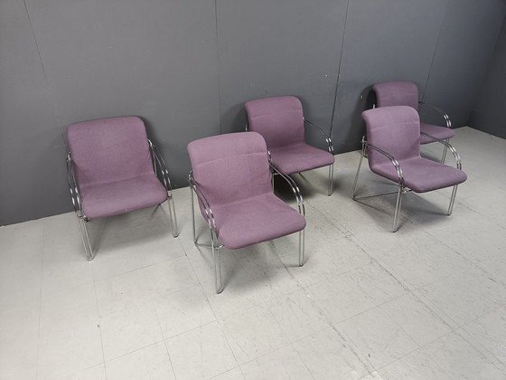 Image 1 of Sillones daneses de Alfred Hofmann para Gispen/Labofa - Década de 1970 - Juego de 5