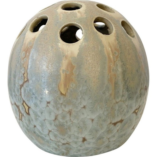 Soliflore de cerámica vintage, Francia, 1958