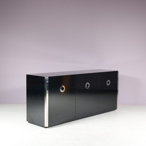 3-Unit Sideboard by Willy Rizzo for Mario Sabot, Italy 1970